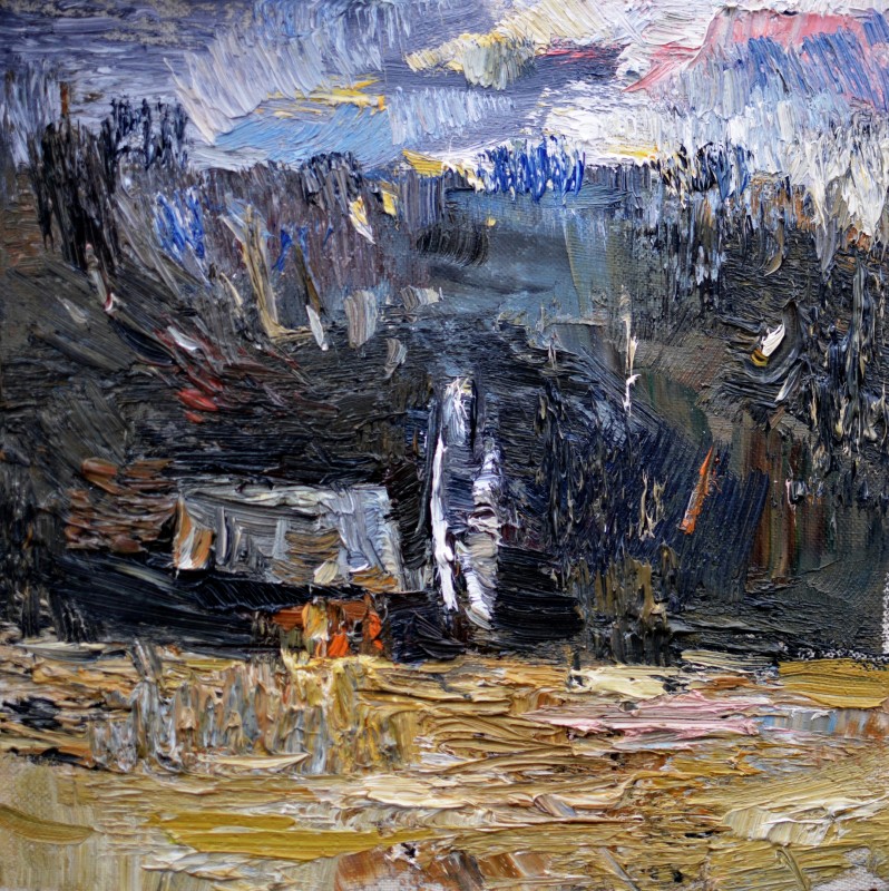 "Pictură. Pleinair. Pleinair România" by Diana Rumeghea, ulei pe pânză