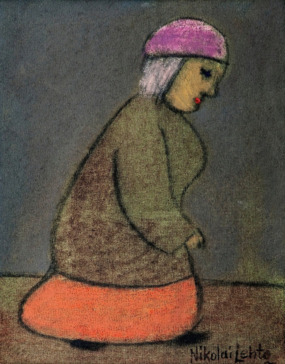 "Pictură. Figură / semifigură" by Nikolai Lehto