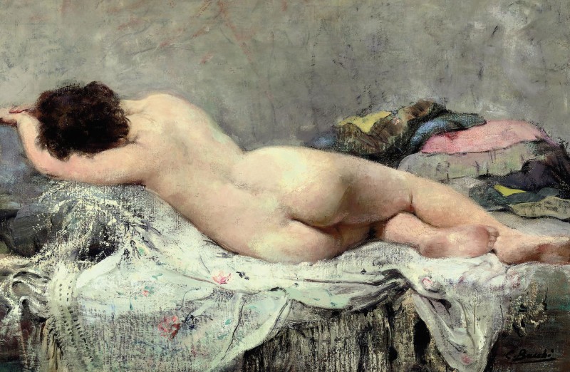 "Pictură. Nud" by Cesare Bacchi