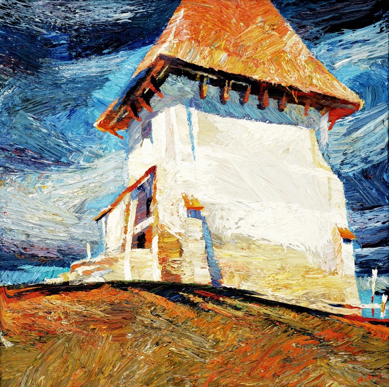 "Apold" by Anatol Ghimpu, 2005, 520x520mm, ulei pe pânză
