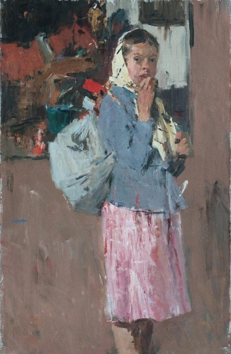 "Pictură. Figură / semifigură" by Evsey Evseevich Moiseenko