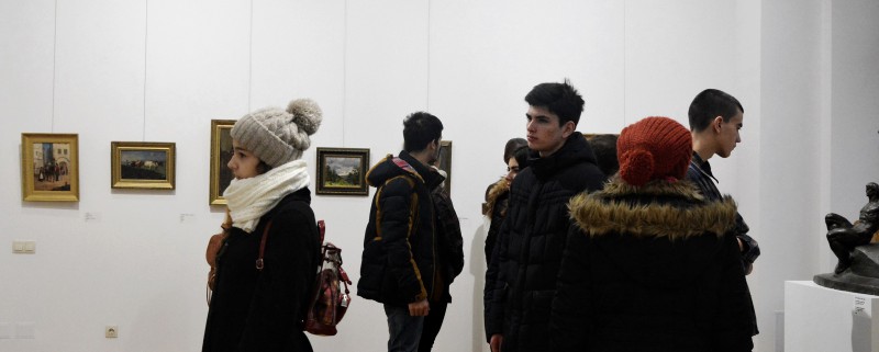 Vizită la Muzeul Național. Expoziția lui Mihai Grecu. Noiembrie 2016