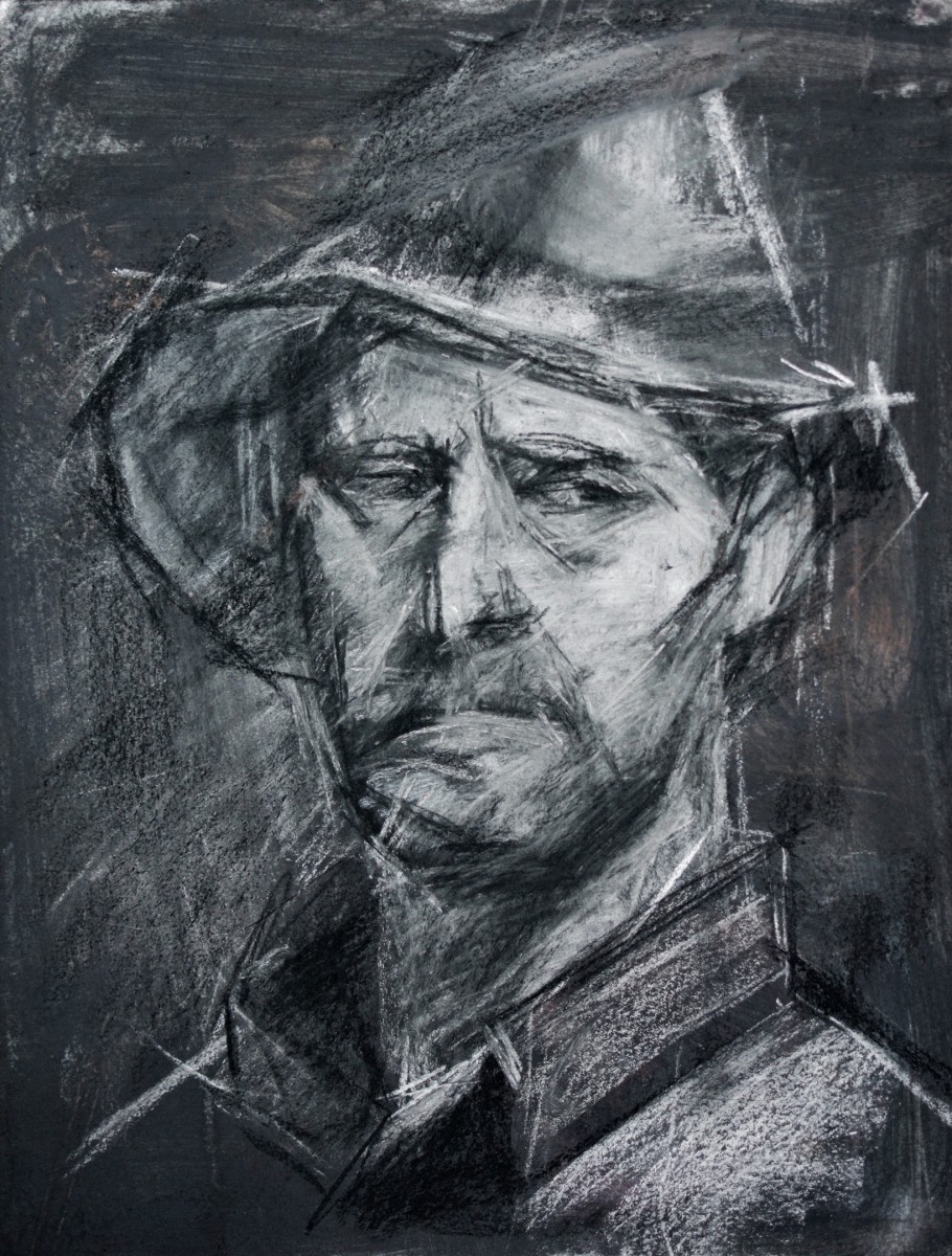 "Drawing. Portrait" by Clara Iurchevici