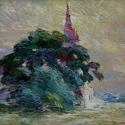 "Этюд. Важа" by Анатол Гимпу, 1999, 430x450mm, масло / холст