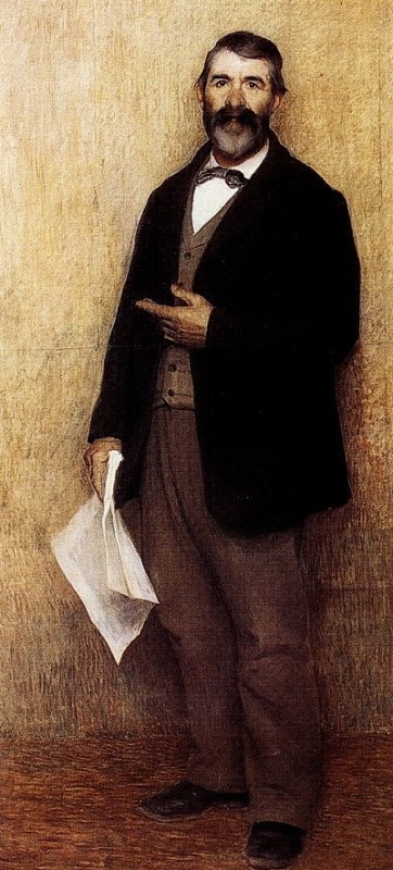 "Painting. Figure" by Giuseppe Pellizza da Volpedo