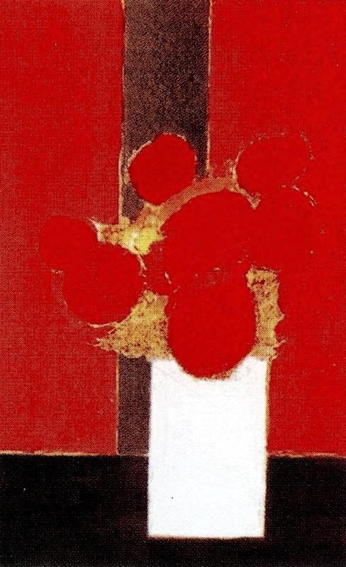 "Pictură. Flori" by Bernard Cathelin