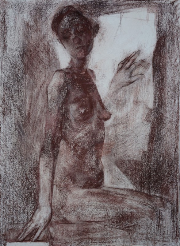"Seminud cu ghips" by Rodica Dubasari, 2013