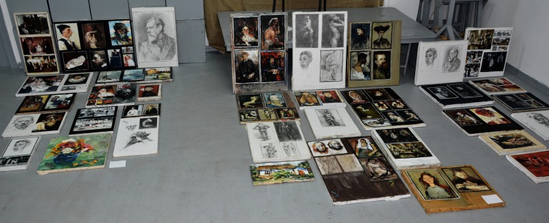 Vizionări în Liceul Academic de Arte Plastice „Igor Vieru” / Copii de pe opere. 8 septembrie 2018