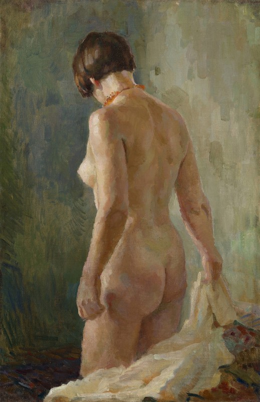 "Painting. Nude" by Sergey Vasilyevich Gerasimov