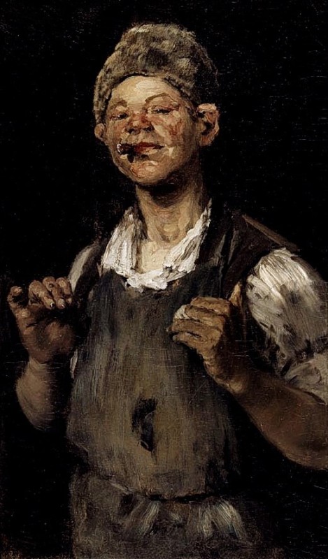 "Painting. Figure" by William Merritt Chase