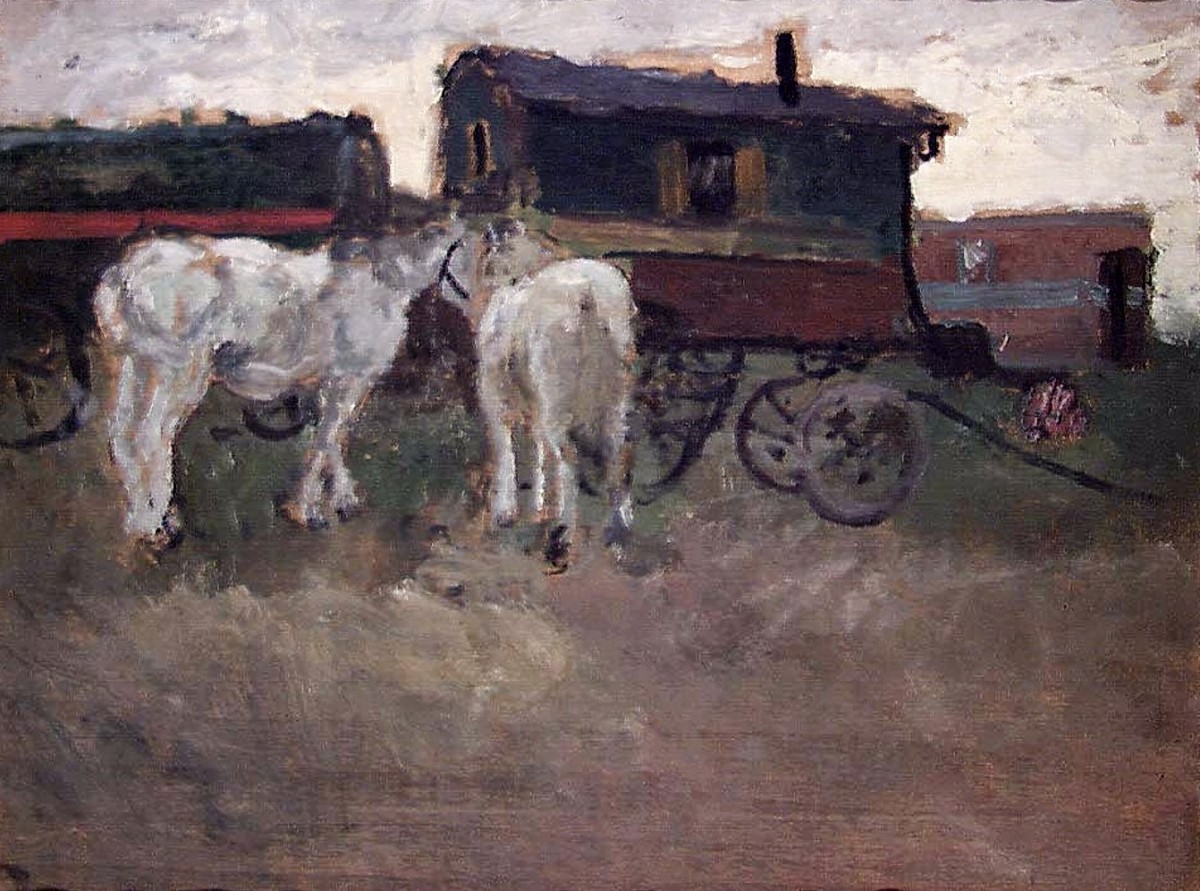 "Compoziție. Animale" by Frits Thaulow