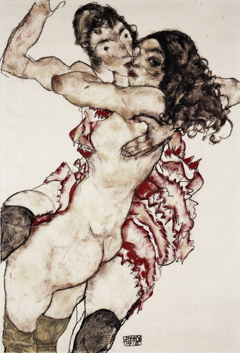 "Painting. Nude" by Egon Schiele