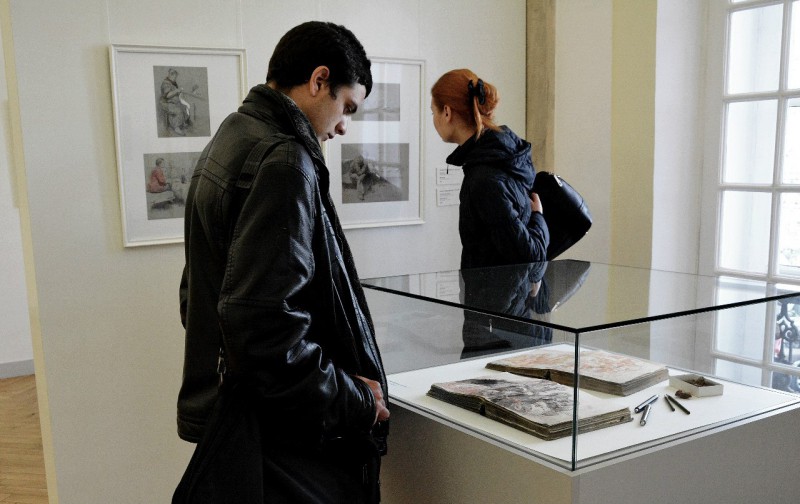 Посещение выставки Леонида Григоранко и Валентины Русу-Чобану.