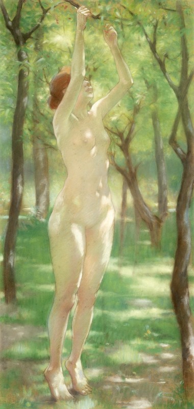"Живопись. Обнаженка" by Jozsef Rippl-Ronai