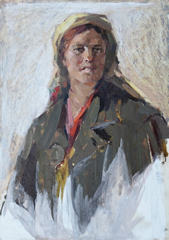 "Painting. Portrait" by Anatoly Ivanovich Kalchak