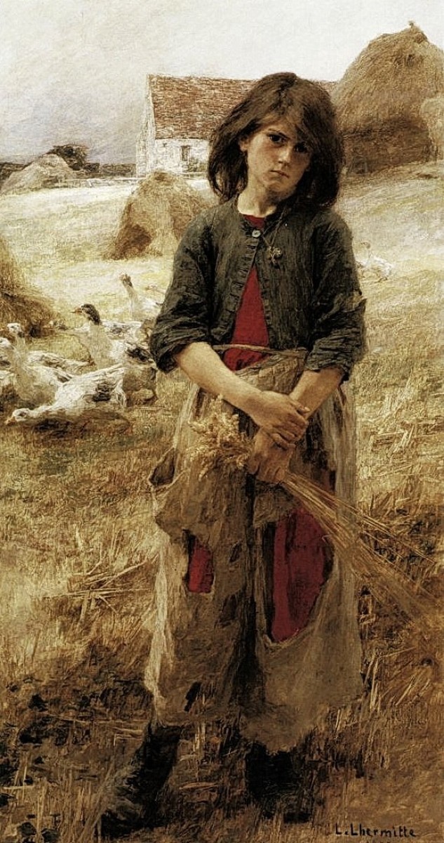 "Painting. Figure" by Léon Augustin Lhermitte