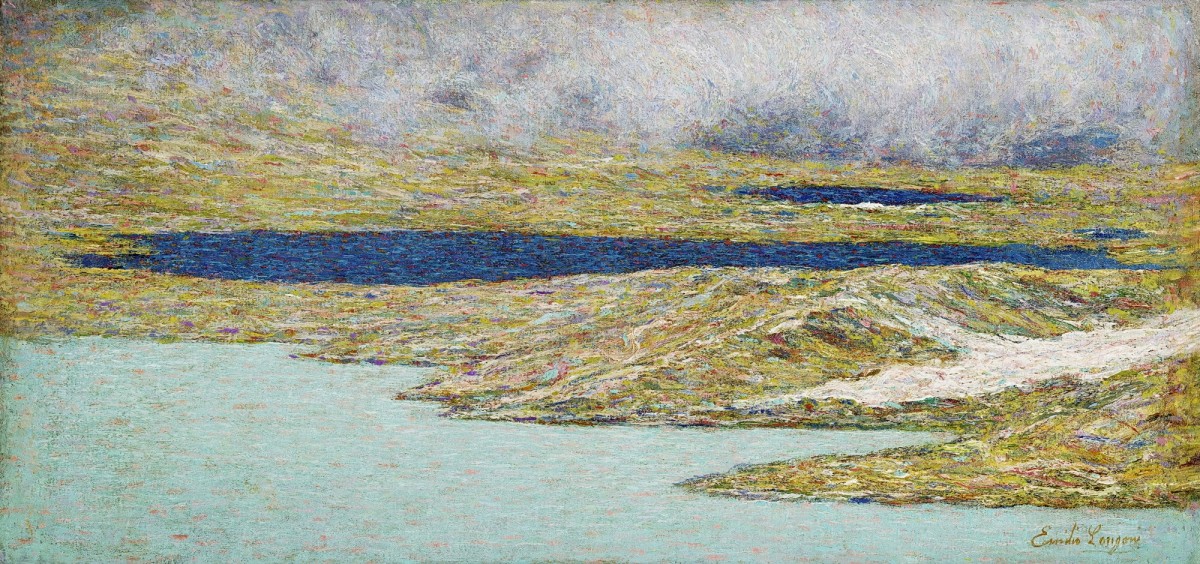 "Pictură. Peisaj" by Emilio Longoni