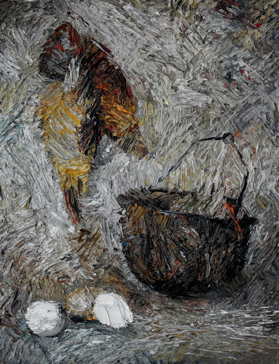 "Etude. Still life" by Ion Golubei, 2015, 400x300mm, oil on canvas