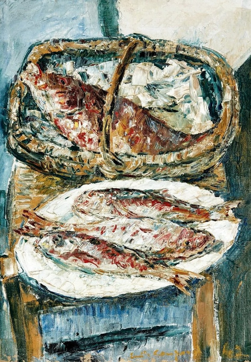 "Pictură. Natură statică" by Émile Compard