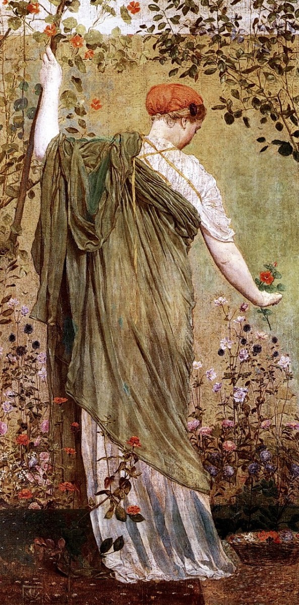 "Painting. Figure" by Albert Joseph Moore