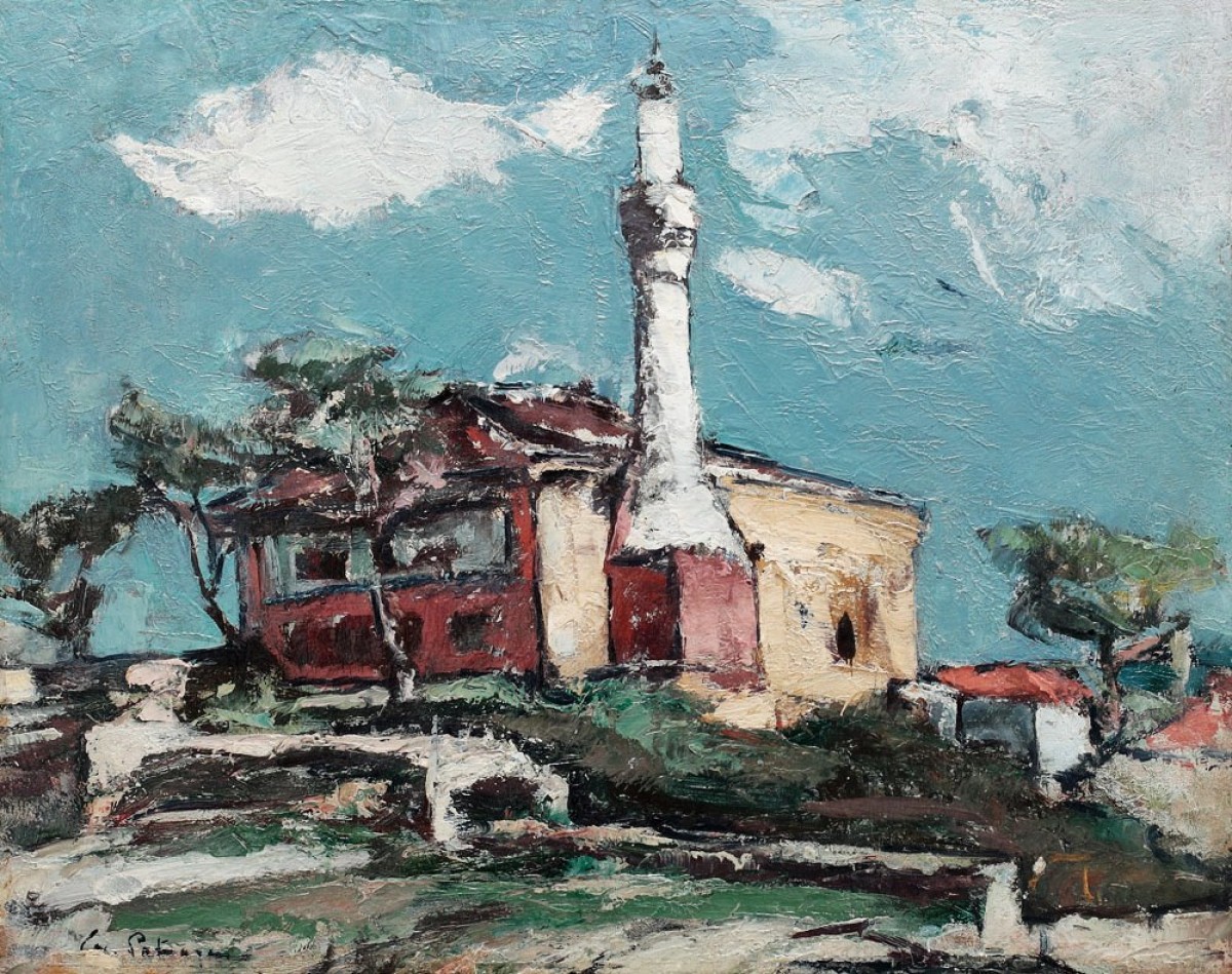 "Живопись. Пленэр" by Гхеоргхе Петрашcу, масло / панель
