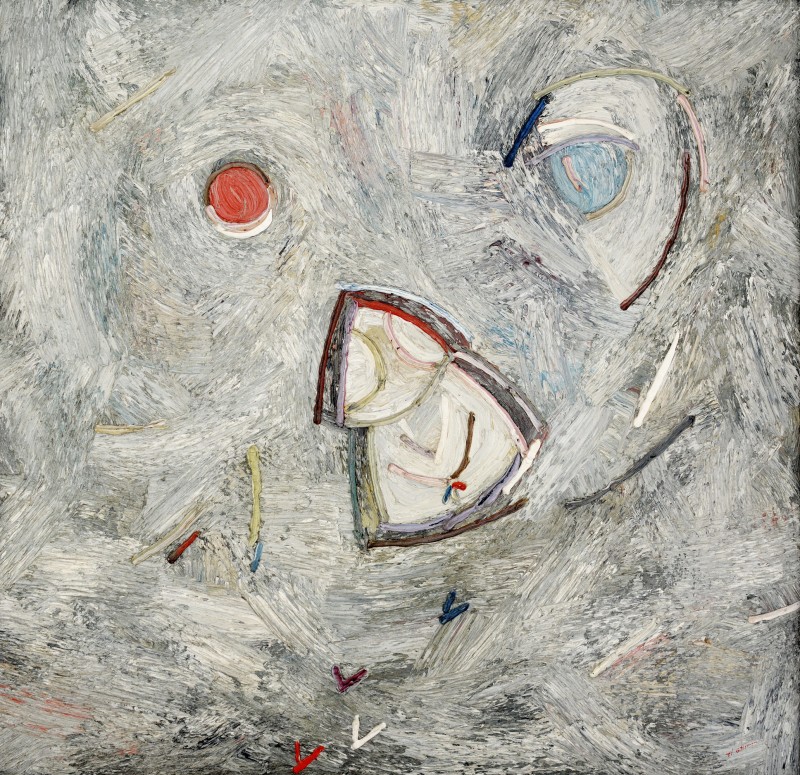 "Sii ata? (Whats this?)" by Anatol Ghimpu, 1995, 680x700mm, oil on canvas