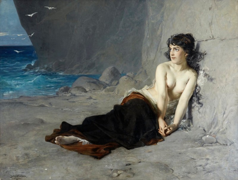 "Painting. Figure" by Julius Johann Ferdinand Kronberg