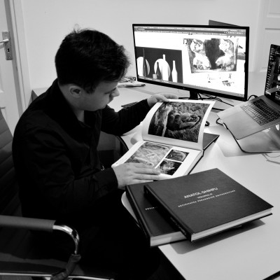 … în procesul de lucru asupra albumului Anatol Ghimpu