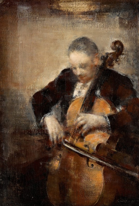 "Compoziție" by Grigori Efimovich Glyukman