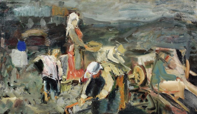 "Painting. Rural" by Abram Efimovich Arkhipov