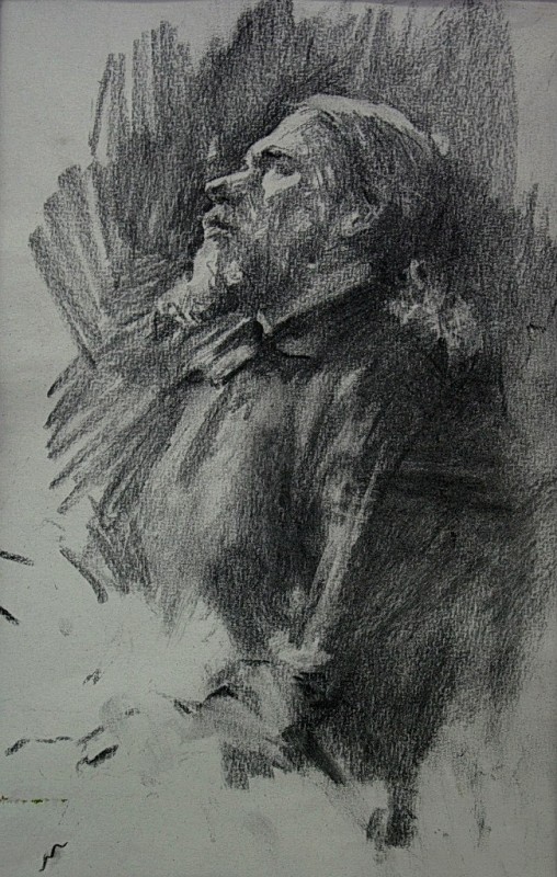 "Drawing. Figure" by Gheorghe Lisița