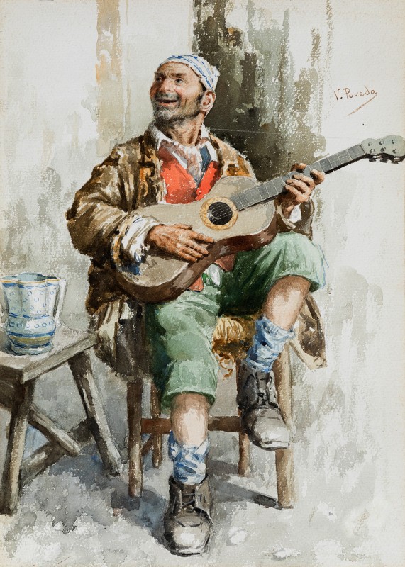 "Painting. Figure" by Vicente Poveda y Juan