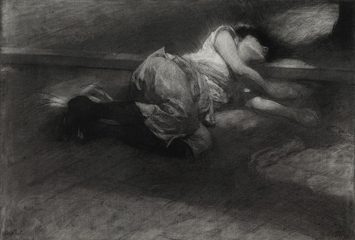 "Desen. Figură / semifigură" by Jacobus van Looy