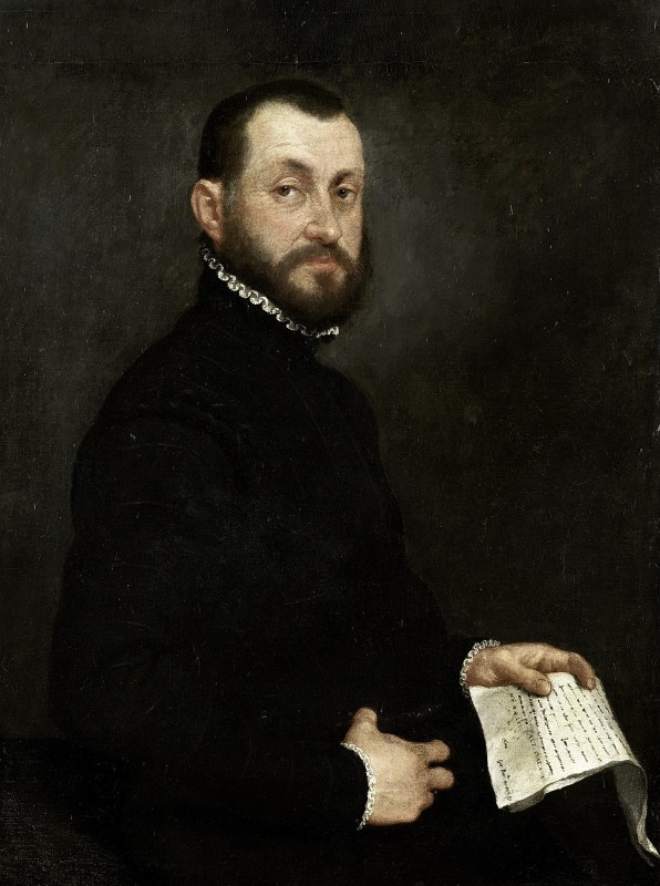 "Pictură. Figură / semifigură" by Giovanni Battista Moroni (Giovan Battista Moroni)