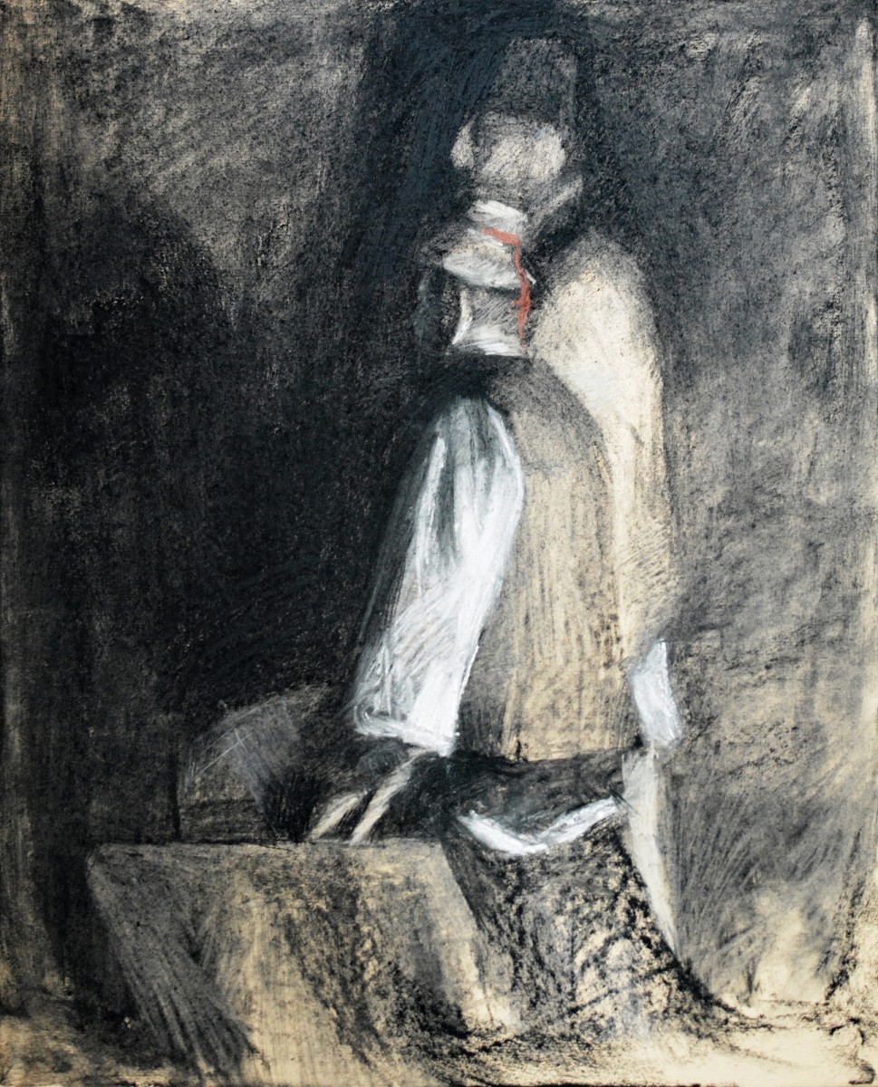 "Crochiu. Figură" by Александру Мустеацэ