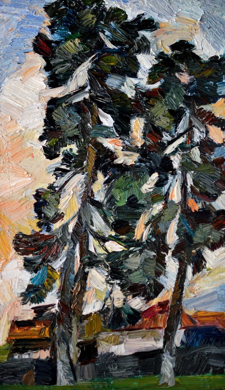 "Painting. Pleinair. Long term" by Dumitrița Znaida, 520x300mm, oil on canvas