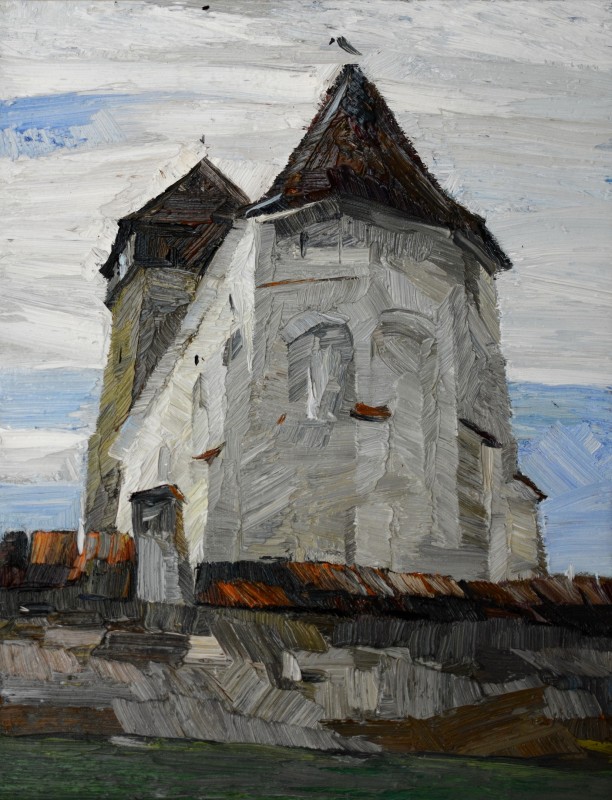 "Pictură. Pleinair. Pleinair România" by Natalia Fostica, ulei pe pânză