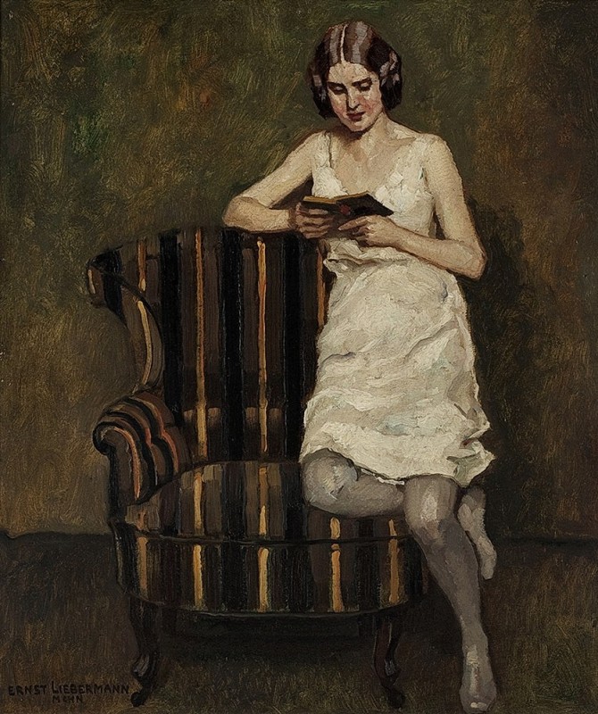 "Composition. Figure" by Ernst Liebermann