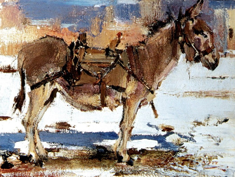 "Painting. Animals" by Nicolai Fechin