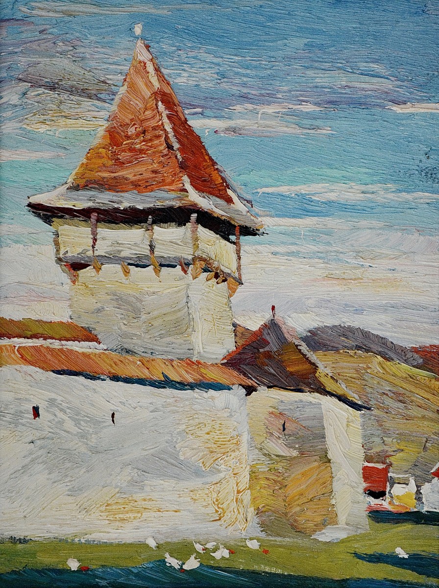 "Cincușor" by Anatol Ghimpu, 2004, 400x300mm, oil on canvas