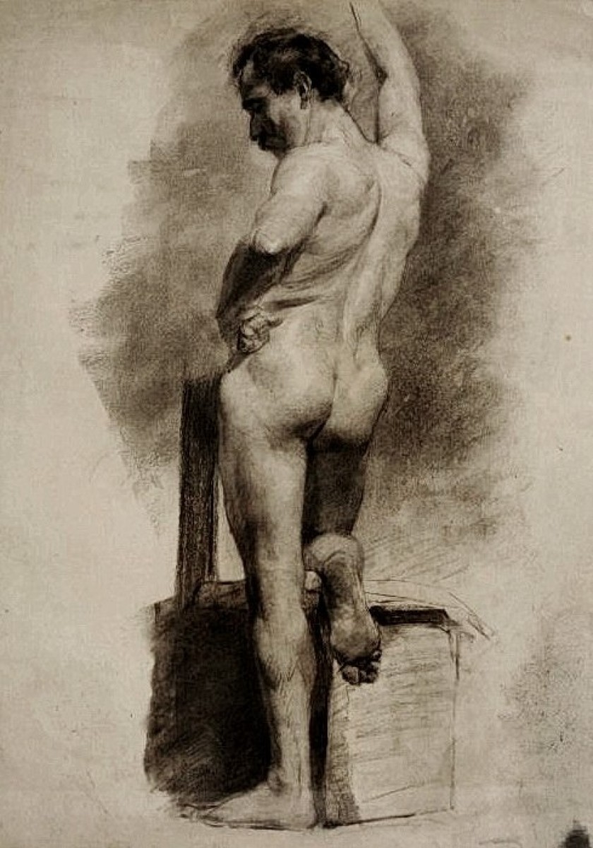 "Рисунок. Обнаженка" by Херманн Моест