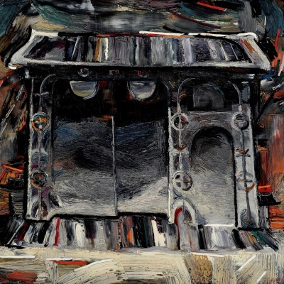 "Врата (Porți)" by Анатол Гимпу, 2000, 620x680mm, масло / холст