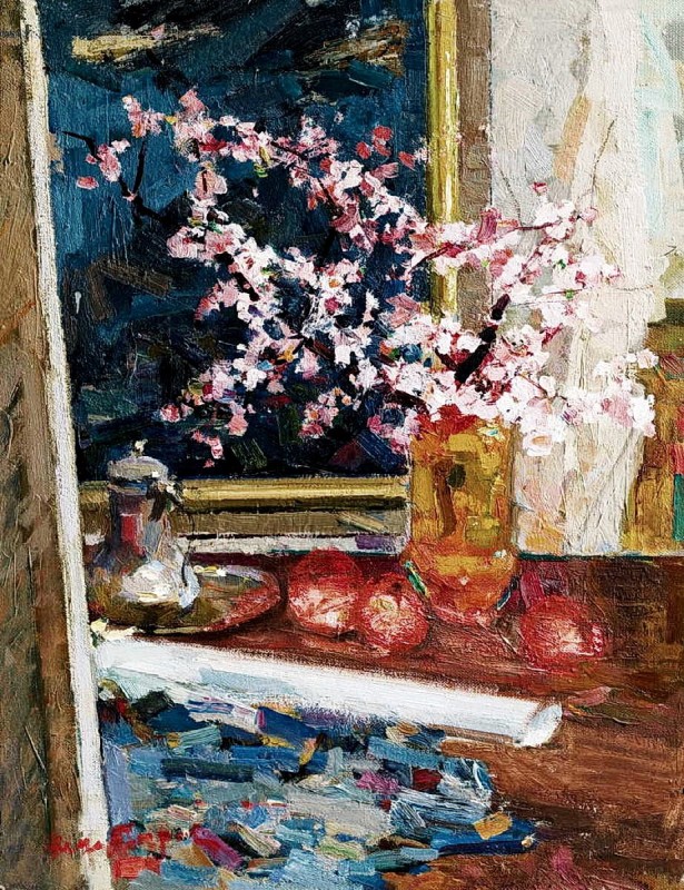 "Pictură. Flori" by Fyodor Z. Zakharov