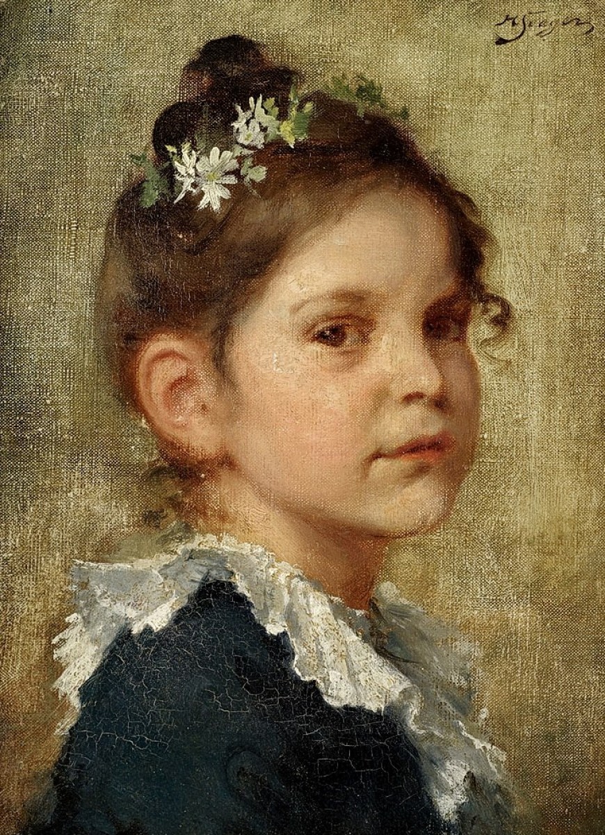"Pictură. Portret" by Hermann Seeger