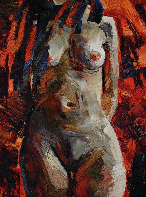 "Nud" by Anatol Ghimpu, ulei pe pânză