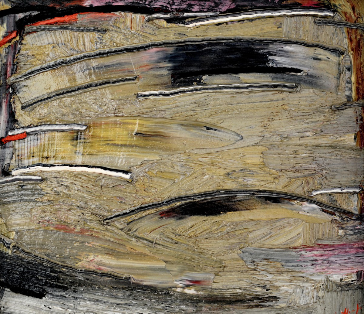 "Etude" by Anatol Ghimpu, 1995, 350x400mm, oil on canvas