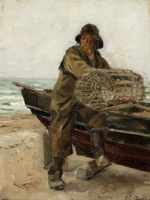 "Composition. Figure. Marine landscapes" by Carl Locher