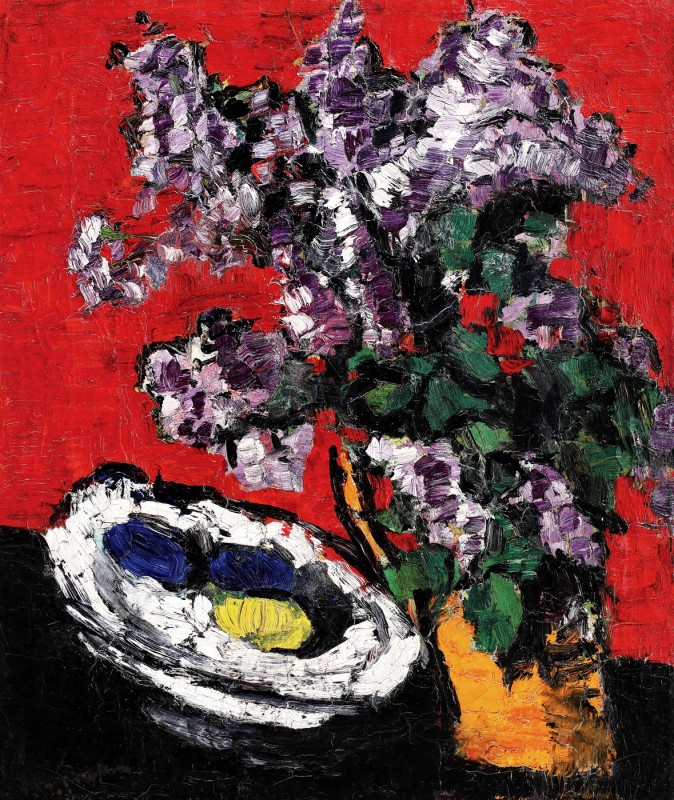 "Pictură. Natură statică" by Ion Țuculescu