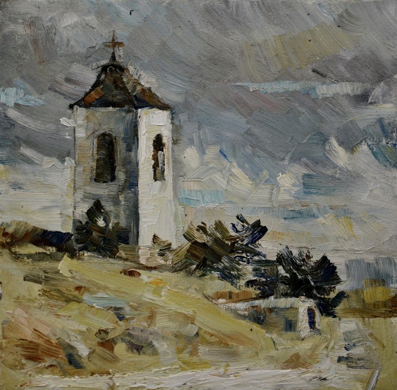 "Painting. Landscape. Pleinair. Pleinair moldova" by Diana Rumeghea, oil on canvas