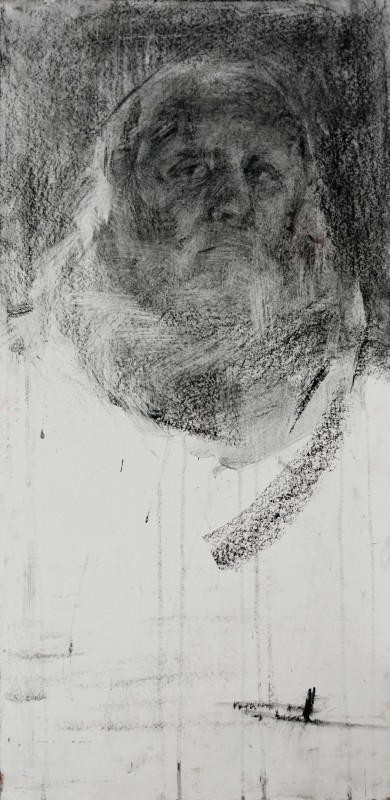 "Desen. Portret" by Nicoleta Derivolcov, 600x300mm, Russian sauce pe hârtie